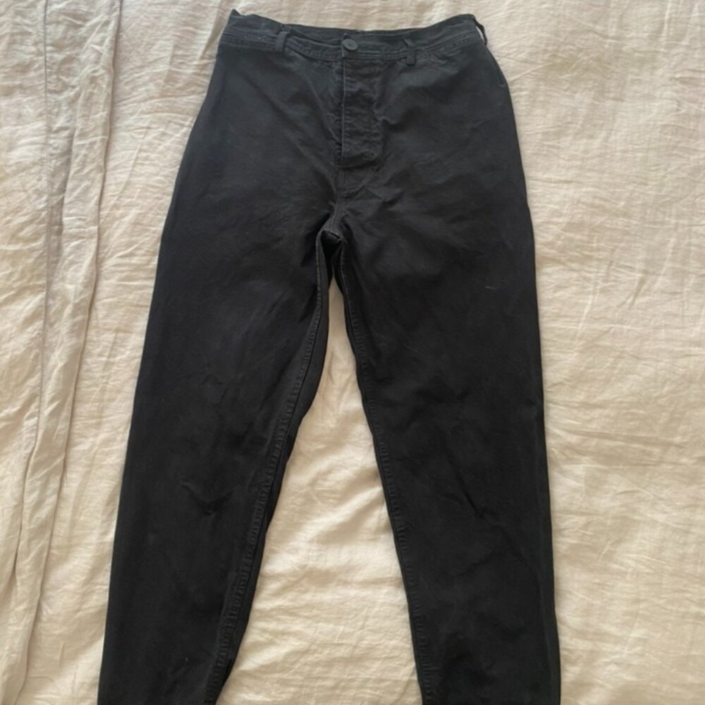 Jesse Kamm Ranger Pant Organic Fine Cotton Canvas Women's Pants Size 14 tailored